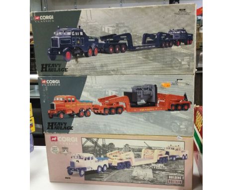 CORGI: A heavy haulage set together with two others. Est. £20 - £30.