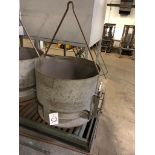 Dipping Pot, 29.5" Diameter x 22.5" Deep (Approx), w/ Manual Trap Door