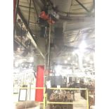 CM 1/2-Ton Electric Hoist, w/ Power Driven Trolley