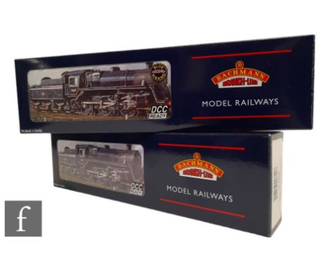 Two OO gauge Bachmann DCC Ready 2-6-0 BR Standard Class 4MT locomotives, 32-952A 76079 and 32-950 76053, boxed. (2) 