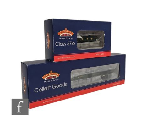 Two OO gauge Bachmann DCC Ready GWR green locomotives, 32-208 0-6-0T Class 8750 6757, and 32-304A 0-6-0 Class 2251 Collett Go