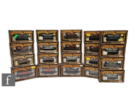 A collection of OO gauge Mainline rolling stock, all hopper wagons, boxed. (20) 