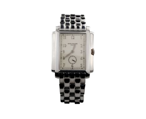 Mens watch PATEK PHILIPPE Model: Patek Philippe Gondolo. WatchÂ&nbsp;Ref: 5024 watch and the 5024  1G bracelet are crafted in