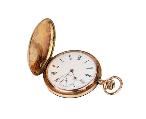  Pocket, three-lid, gold watch of the Swiss company Moulinet, with a Briget spring. Made in a classic design case, with a whi