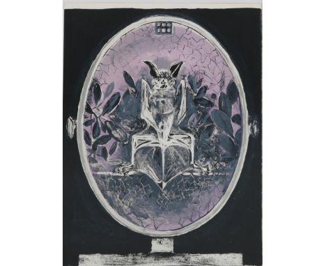 Graham Sutherland (British, 1903-1980) Chauve-Souris in a looking-glass against a window, 1968 from A Bestiary and Some Corre