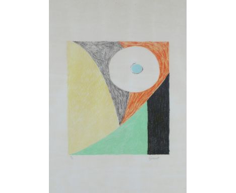 Duncan Grant (British, 1885-1978) Interior, 1973 78/90, signed and numbered in pencil (in the margin) lithograph in five colo