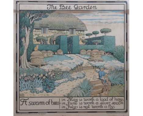 George Maunoir Heywood Sumner (British, 1853-1940) The Bee Garden monogrammed 'HS' within the print chromo-lithographic print