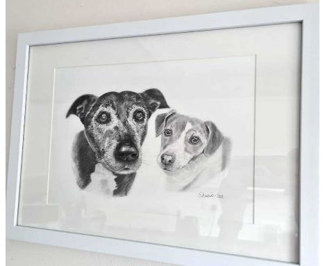 A pencil study of your pet or pets from Work of Smart.A wonderful prize to commemorate or celebrate your beloved pet or pets.