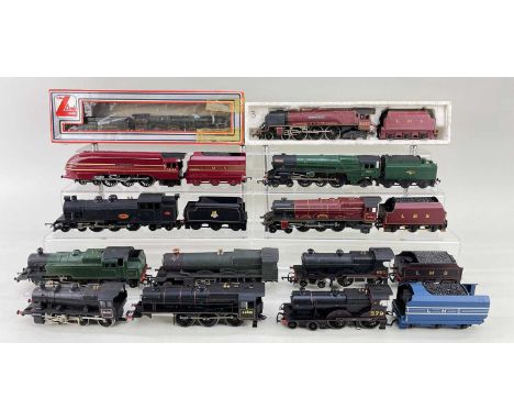 ASSORTED 'OO' GAUGE STEAM TRAINS, including Hornby LMS 4-4-0 loco &amp; tender, LMS 4-6-2 'The Princess Royal' loco &amp; ten