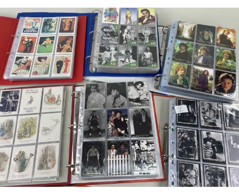 LARGE COLLECTION OF TRADING CARDS, in albums numbered 18-23, and including Laurel &amp; Hardy, Monkees, You'll Die Laughing, 