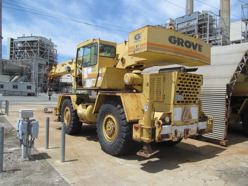 22 TON GROVE RT 522 MOBILE CRANE, S/N 49982, 7000 HRS., DIESEL ENGINE