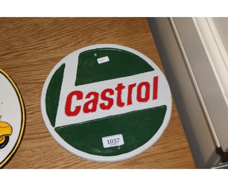 A reproduction Castrol advertising sign (147)