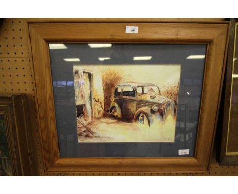 Colin Ryan - print of a vintage car