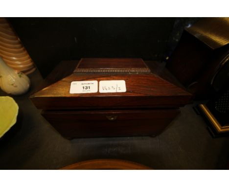 Victorian Rosewood Tea Caddy