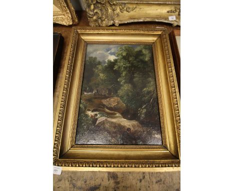 School of John Constable - Oil on Canvas - his son John Charles as a "Young Waltonian"