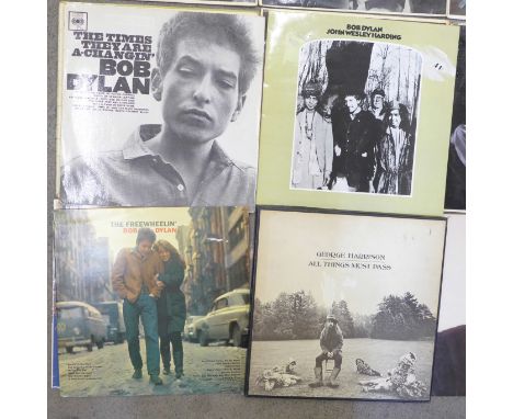 LP records, Rolling Stones, John Lennon, Bob Dylan, etc. (11) 