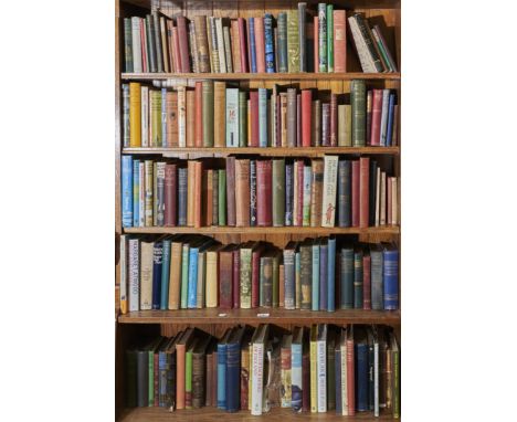 Five shelves of books, miscellaneous general shelf stock 