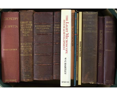 Cross (M I) and M J Cole - Modern Microscopy,&nbsp;second and fourth editions, illustrated, maroon cloth, London 1895 and 191