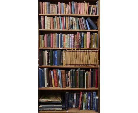 Six shelves of books, miscellaneous general shelf stock 