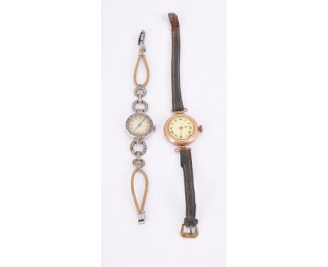 Rolex, Lady's 9 carat gold wrist watch, no. 111303, circa 1929   Movement: Manual wind   Case: 9 carat gold case, hinged snap