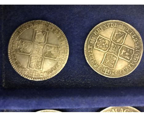 1745 and 1746 Lima halfcrowns