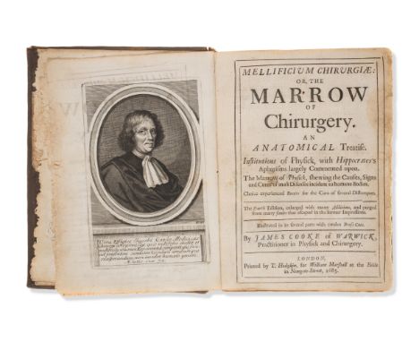 Medicine.- Cooke (James) Mellificium Chirurgi&aelig;: or, the Marrow of Chirurgery. An Anatomical Treatise, engraved portrait