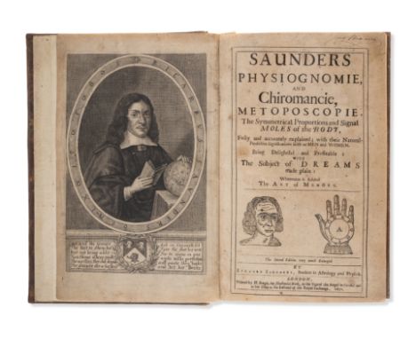 Palmistry &amp; dream interpretation.- Saunders (Richard) Saunders Physiognomie and Chiromancie, Metoposcopie, the Symmetrica