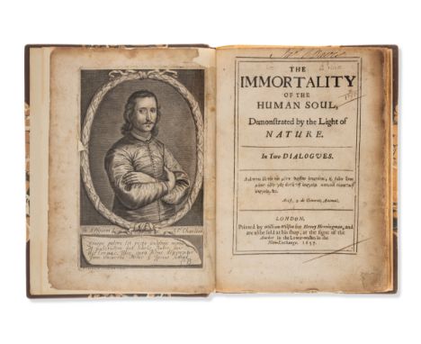 [Charleton (Walter)] The Immortality of the Human Soul, demonstrated by the Light of Nature, engraved portrait frontispiece, 