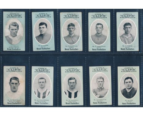Cope Bros 1908-10 Liverpool, Everton, Watford, Man Utd, Wednesday, Leeds, Hull, Boro, Rangers, etc. Clips Noted Footballers, 