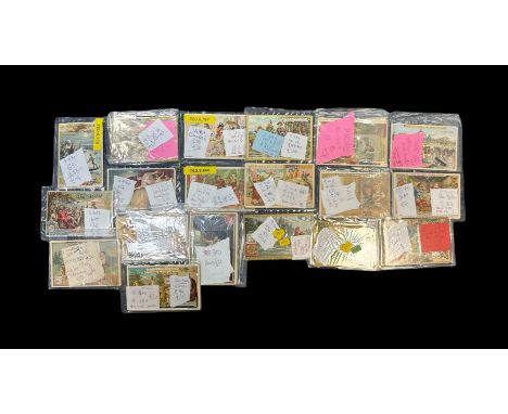 Liebig: S438 game Hunting, S431, S447, s446, S439, 436 Well Known Seaside Resorts, 433 Arts and Crafts, S420, S415, S418, S41