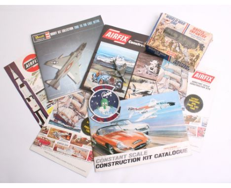 Airfix Construction Kit Catalogues, 1968 Fifth edition 48 page catalogue,2 x 1968 latest editions and price list leaflet, 197