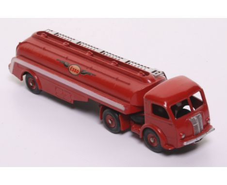 French Dinky Toys 32C Panhard Tanker “Esso” red body, convex wheel hubs, in near mint unboxed condition, a nice example!