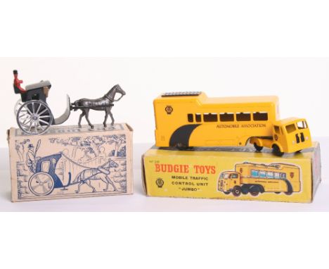 Budgie Toys 218 AA Mobile Traffic Unit “Jumbo” yellow and black Seddon ‘Automobile Association’ in near mint condition, no fa