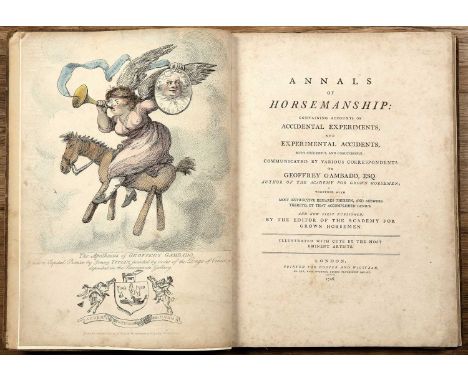 Annals of Horsemanship bookcommunicated by various correspondents to Geoffrey Gambo, Esq., author of The Academy for Grown Ho