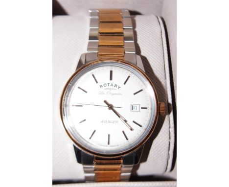 Gents Rotary avenger wristwatch with original box &amp; papers 