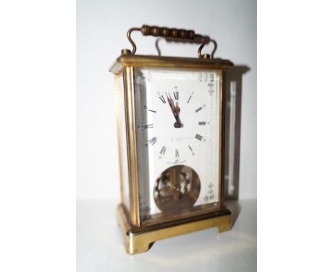 Carriage table clock Schatz Germany 