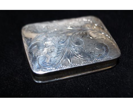 925 Silver snuff box 