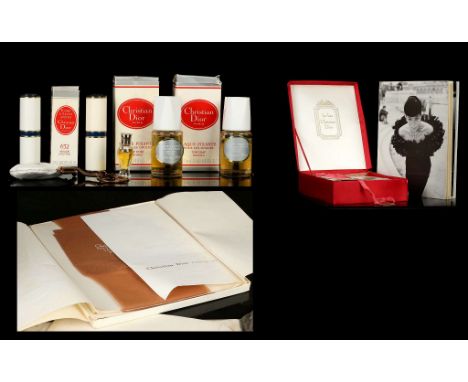 VINTAGE CHRISTIAN DIOR ITEMS, to include packaged stockings, some in a special Christmas Dior Stockings presentation box, lip