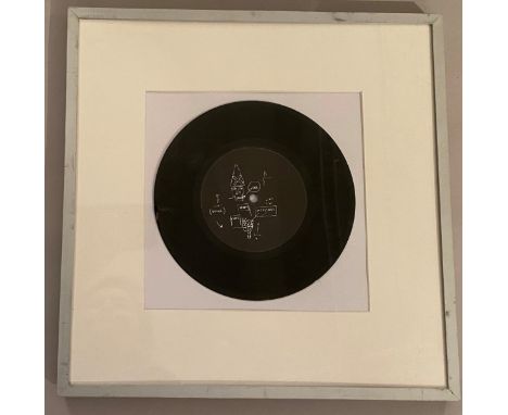 Jean Michel BASQUIAT (1960 - 1988) (d'après)RAMMELLZEE & K ROB - Beat Bop - 7" Vinyl, 2001Impression offset sur pochette de d
