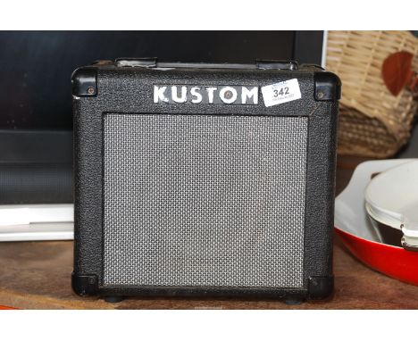 A Kustom amplifier.