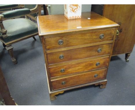 A 19th century inverted commode chest, 64cm wide  
