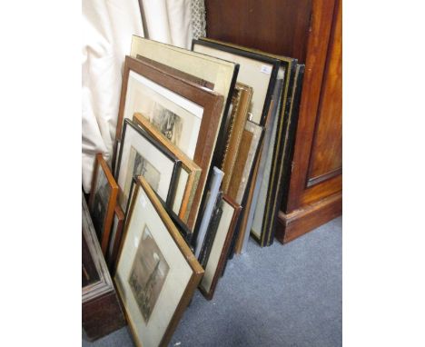 A quantity of various architectural prints  