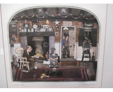 Graham Clarke, Fred, a limited edition print, 35 x 41cm  