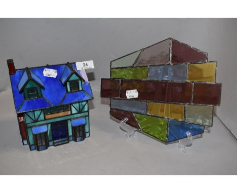 A leaded light model house by Centuryville with a similar leaded light panel