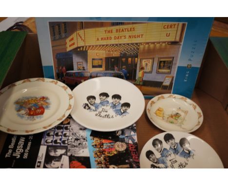 2x 1960's Beatles plates & others 