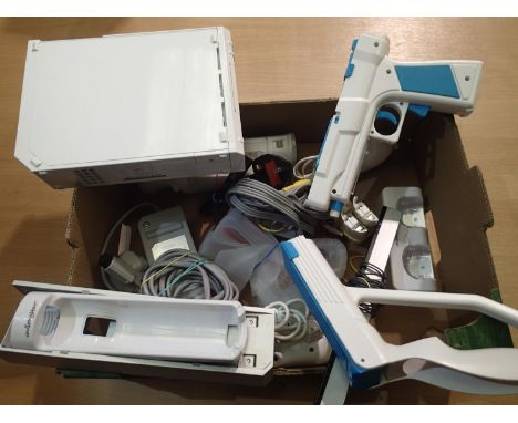 Nintendo Wii console. UK P&amp;P Group 3 (£30+VAT for the first lot and £8+VAT for subsequent lots) 