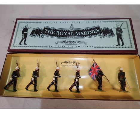 Britains 8855 Royal Marines six figure set. UK P&amp;P Group 1 (£16+VAT for the first lot and £2+VAT for subsequent lots) 