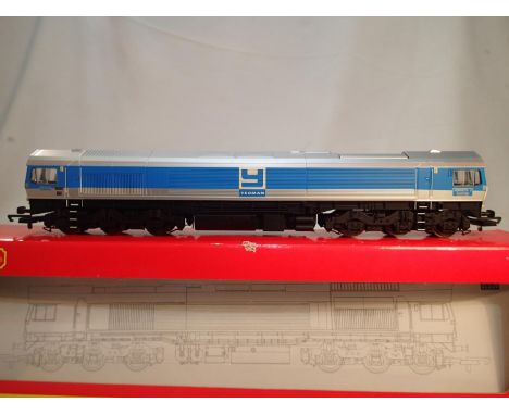 Hornby R2519, class 59 diesel, 59005, Kenneth J Painter, Yeoman livery, excellent condition, no paperwork, wear to box. UK P&