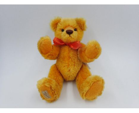 Deans Bears, Hieronymous, with tag attached, stitch down nose and jointed at limbs. Approx. 30cm (H). UK P&amp;P Group 3 (£30