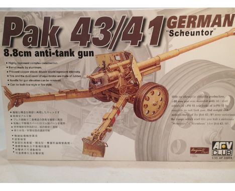 1/35 scale AFV club Pak 43/41 Scheuntor anti tank gun, appears sealed, unchecked. UK P&amp;P Group 1 (£16+VAT for the first l